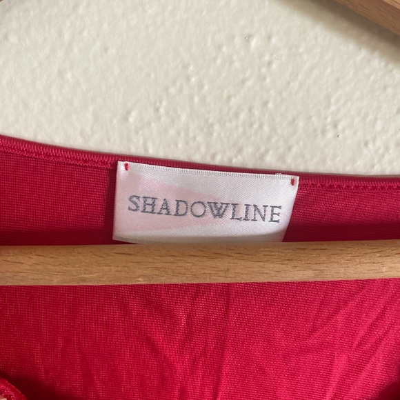 Vintage ShadowLine Red Button Up Robe - Picture 4 of 8